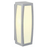 Meridian box, applique/plafonnier e27, gris argent