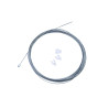 Filin de suspension câble acier 10mm x 5000mm 3 clips inclus
