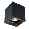 plafonnier BIG THEO OUT carré anthracite ES111 max 75W