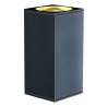 applique BIG THEO UP/DOWN OUT carré anthracite ES111 max 2x75W