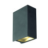 applique QUAD 2 XL carrée anthracite LED 2x32W 3000K up-down IP44
