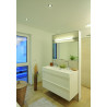 applique TRUKKO 90 LED 12W IP44 chrome/blanc