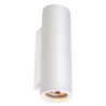 PLASTRA TUBE - applique rond EN plâtre blanc GU10