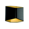 applique CARISO 2 noir/laiton LED 2x75W 3000K