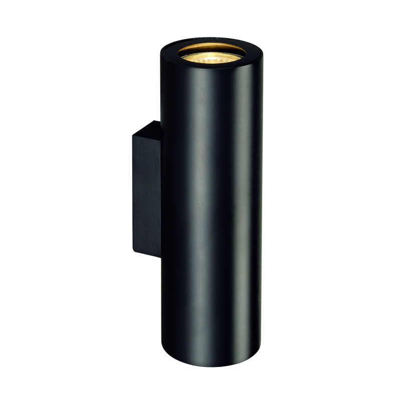 applique ENOLA_B UP/DOWN noir 2x GU10 max 50W