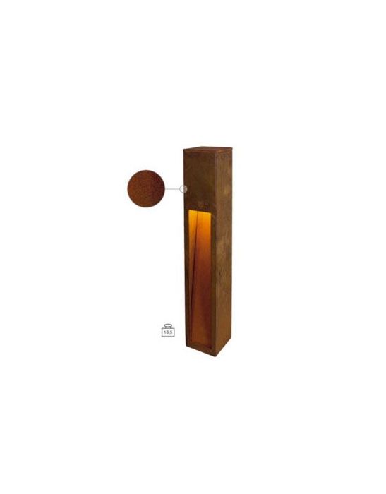 RUSTY SLOT 80 LED borne fonte rouillée LED 3000K IP55