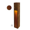 RUSTY SLOT 80 LED borne fonte rouillée LED 3000K IP55