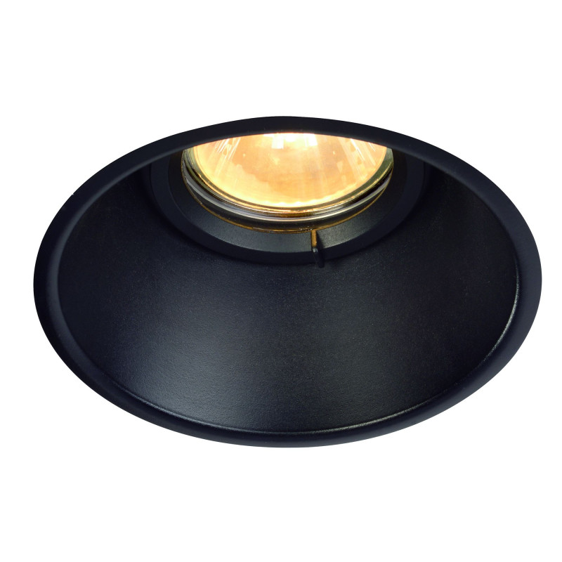 SPOT HORN-O GU10 1x noir IP21 50W max