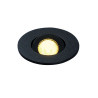 KIT NEW TRIA MINI LED rond noir 3000K 30° alim et clips ressorts inclus