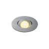 KIT NEW TRIA MINI LED rond alu brossé 3000K 30° alim et clips ressorts inclus