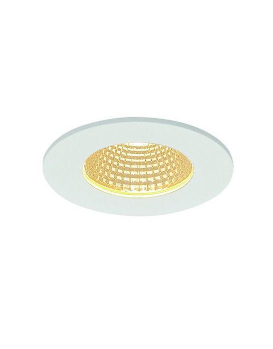 encastré plafond PATTA-I  rond blanc 12W 3000K 38° alim incluse