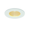encastré plafond PATTA-I  rond blanc 12W 3000K 38° alim incluse