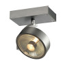 applique KALU 1 QPAR111 alu brossé. ES111, max. 75W