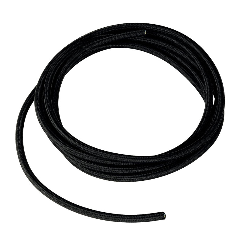 CABLE TEXTILE, 10m, noir, 3 pôles
