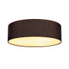 TENORA CL-1 plafonnier chrome diffuseur noir E27 max 3x23W