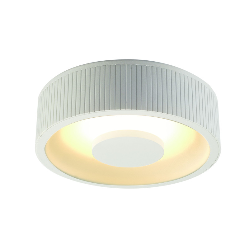 plafonnier rond OCCULDAS blanc 30 SMD LED 3000K 21W