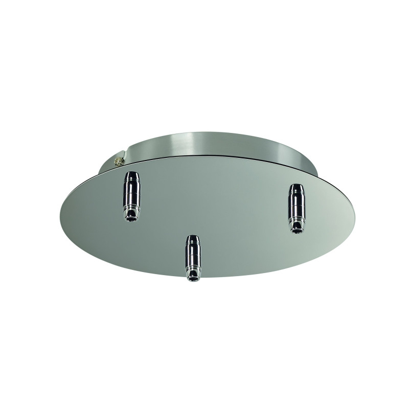FITU 3 patère 3 passe-fils rond chrome
