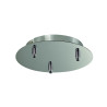 FITU 3 patère 3 passe-fils rond chrome