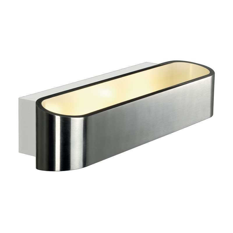 applique ASSO LED 300 oval, alu brossé, 2x 5W LED, 3000K