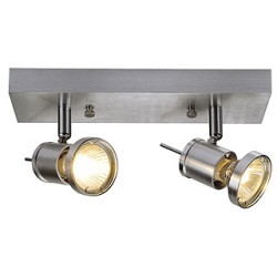 Spot Asto II gu10, alu brosse