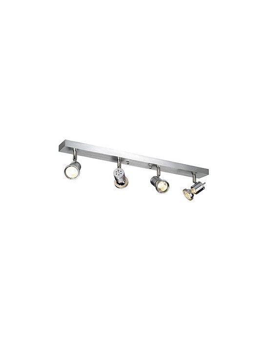 Spot en alu brossé Asto IV gu10