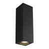 THEO UP-DOWN OUT applique, carré, anthracite, GU10, max. 2x35W