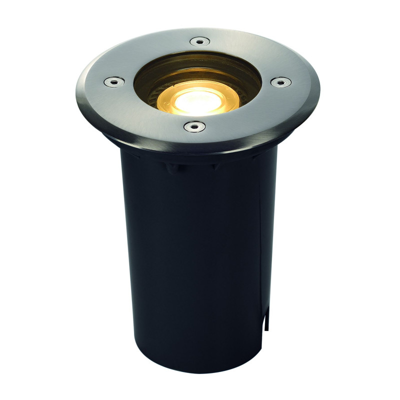encastré de sol led, SOLASTO rond en Inox 304, GU10 6W