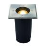 SOLASTO carré, encastré de sol LED en Inox 304, GU10 6W IP67