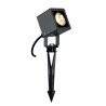 spot NAUTILUS SQUARE LED carré, anthracite, 6,7W, 3000K