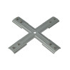 Renfort en X pour rail 1 allumage 230V, nickel