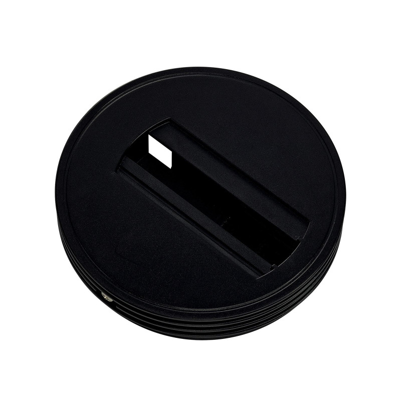 patère noir adaptateur pour rail 1 allumage