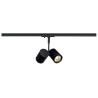 spot BIMA 2 noir, 2x GU10 max. 50W avec adaptateur 1 allumage inclus