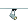 EUROSPOT LED SMALL gris argent COB LED 9W 3000K 36° avec adaptateur et 3 allumage inclus