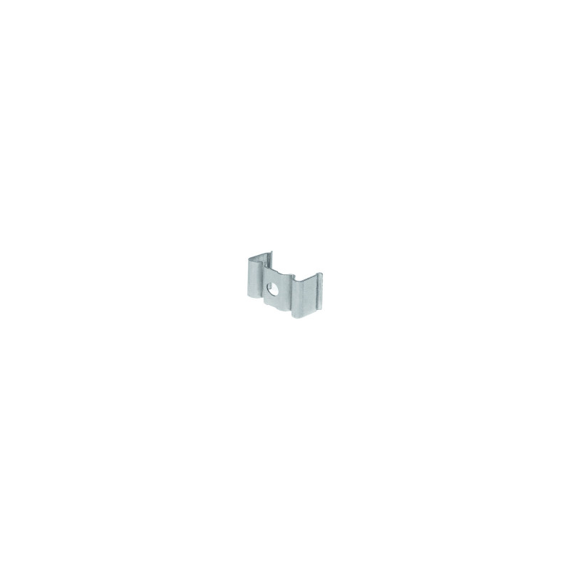 GLENOS supports de fixation pour profil linéaire 1809, 2 pces inox
