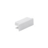 GLENOS embouts carrés pour profil pro 2609 blanc, 2 pces