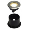 Encastré de sol rond dasar flat LED 4.3 W blanc chaud