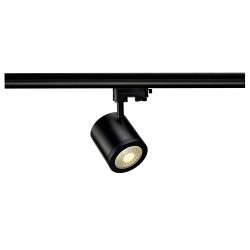 Spot ENOLA C 9  rond noir, 9W, 3000K, 55°, adaptateur 3 allumages inclus