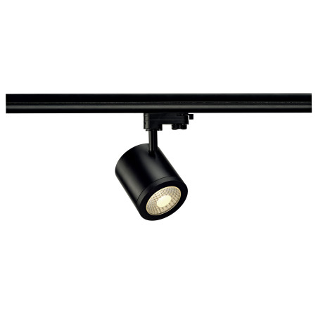 Spot ENOLA C 9  rond noir, 9W, 3000K, 55°, adaptateur 3 allumages inclus