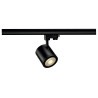 Spot ENOLA C 9  rond noir, 9W, 3000K, 55°, adaptateur 3 allumages inclus
