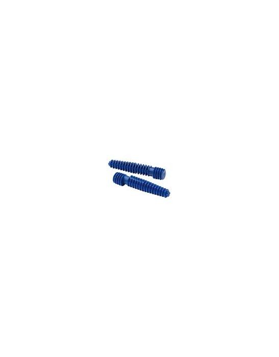 GLENOS Goujons pour GLENOS Plinthe pour murs en plaque de platre bleu, 2pces
