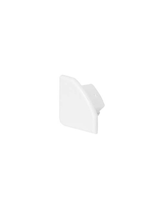 GLENOS embouts pour profil d'angle blanc, 2 pices
