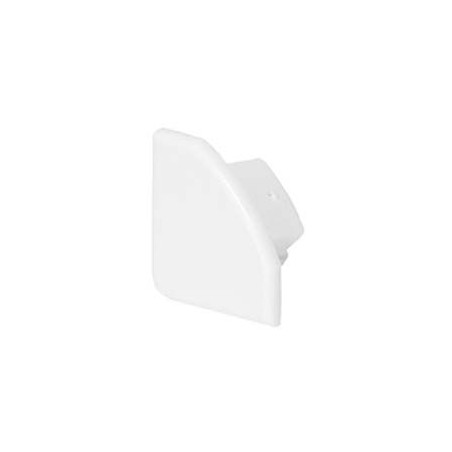 GLENOS embouts pour profil d'angle blanc, 2 pices