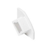 GLENOS embouts pour profil d'angle blanc, 2 pices