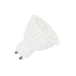 LED GU10, 4,3W SMD LED, 3000K, 40°, non variable, blanc