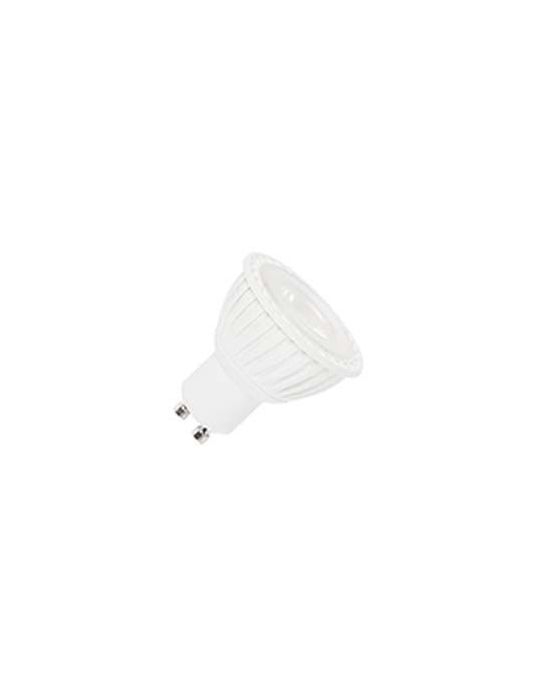 LED GU10, 4,3W SMD LED, 3000K, 40°, non variable, blanc