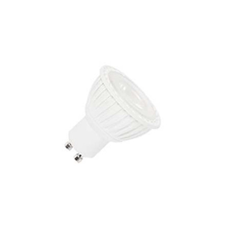 LED GU10, 4,3W SMD LED, 3000K, 40°, non variable, blanc