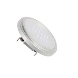 QR111 Retrofit LED, G53, 2700K, 40°, gris argent