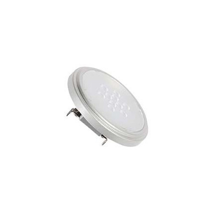 QR111 Retrofit LED, G53, 2700K, 25°, gris argent