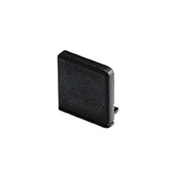 GLENOS embouts carrés pour profil pro 2609 noir, 2 pces