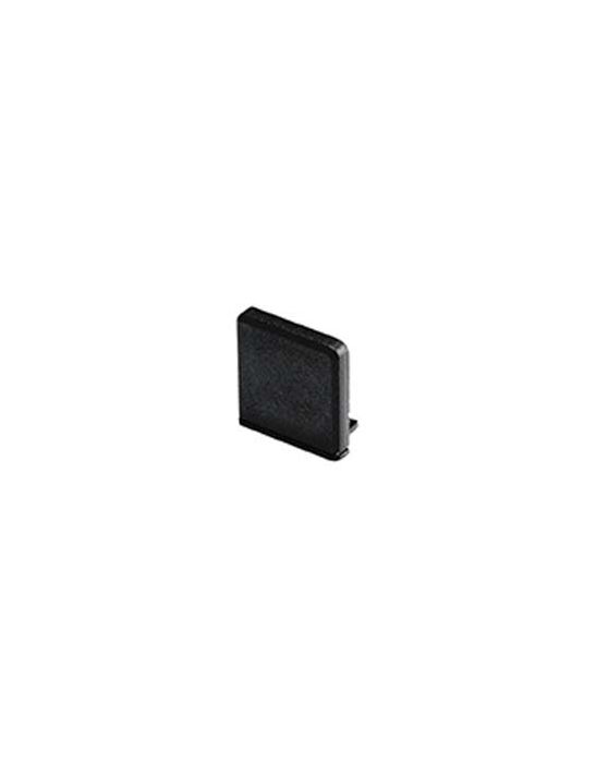 GLENOS embouts carrés pour profil pro 2609 noir, 2 pces